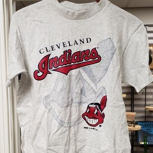 Vintage Cleveland Indians Men's Bike T-Shirt, Size M